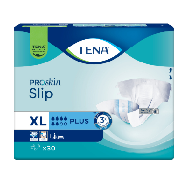 Tena Slip Plus Adult Diaper Ex/Large 30'S